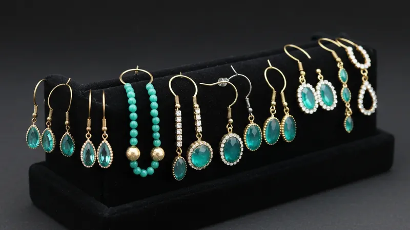 Acheter Des Boucles Doreilles Emeraude En Promotion