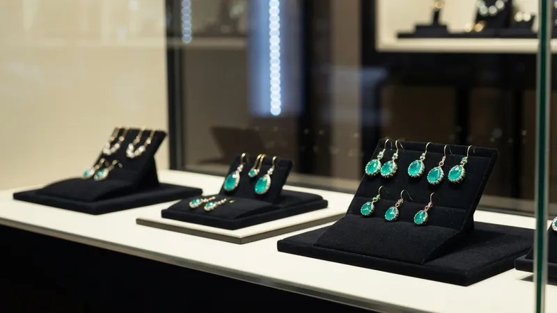 Boutiques Locales Pour Des Boucles Doreilles Emeraude