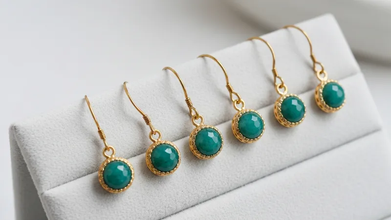 conseils budget achat boucles d'oreilles émeraude