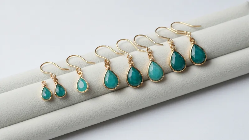 tendances boucles d'oreilles émeraude mode 2024