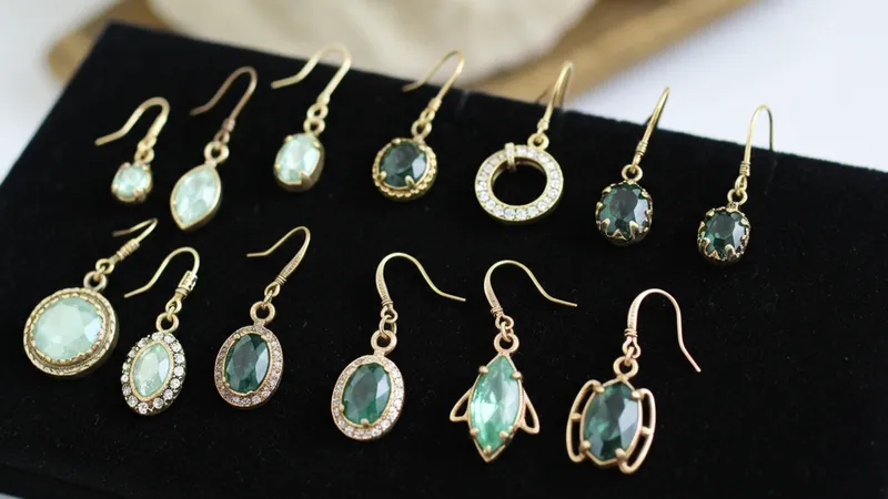 Lhistoire des boucles doreilles émeraude
